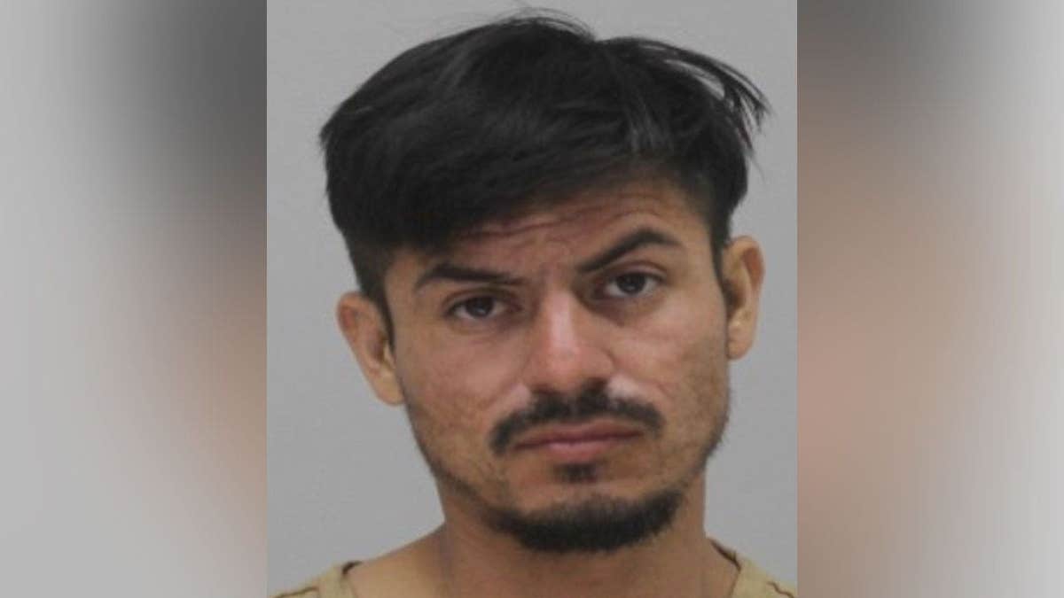 Booking photo of Jose Santiago Pantoja-Morales, who is charged with a federal firearms offense in Dallas