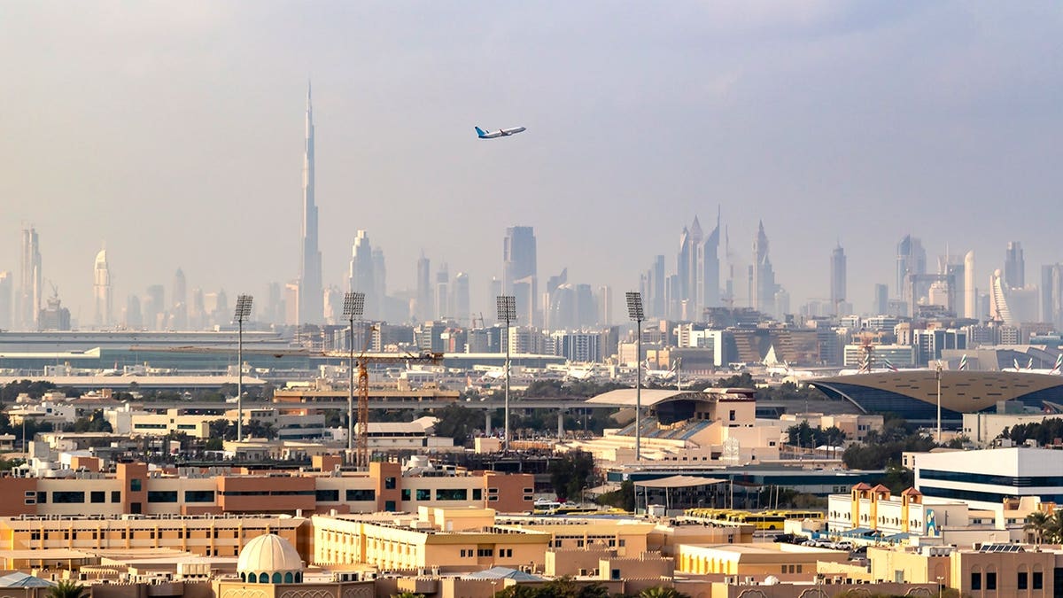 Aerial view of Middle Eastern city