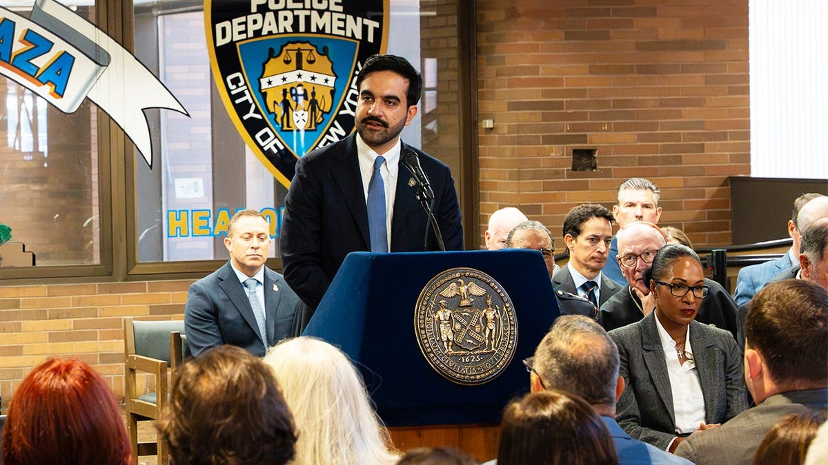 New York City Mayor Zohran Mamdani and Police Commissioner Jessica Tisch announce a new memorial honoring victims of 9/11 inside 1 Police Plaza, New York, NY on Wednesday, September 9, 2026.