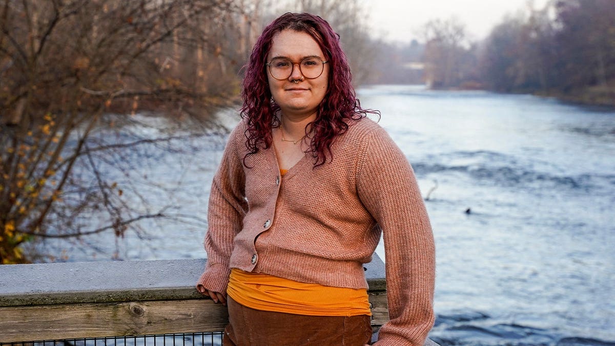 Prisha Mosley, who transitioned to male and began taking testosterone when she was a minor, poses for a photo in Michigan, U.S., November 3, 2022. Mosley now regrets the medical treatment.