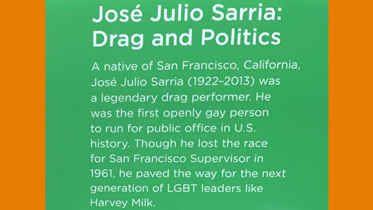 Jose Sarria exhibit in Presente