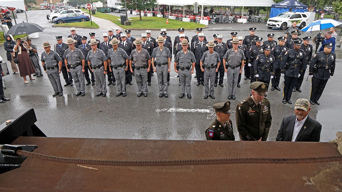 Steel beam at West Point