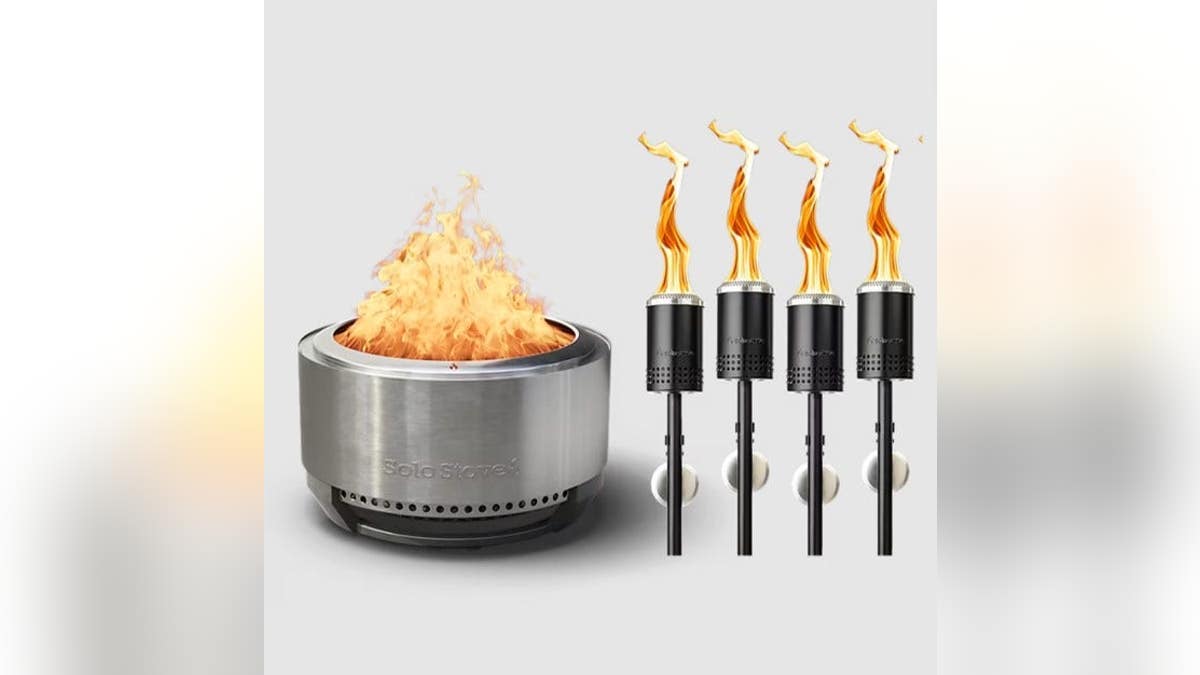 Summit 27 Fire Pit Torches Bundle