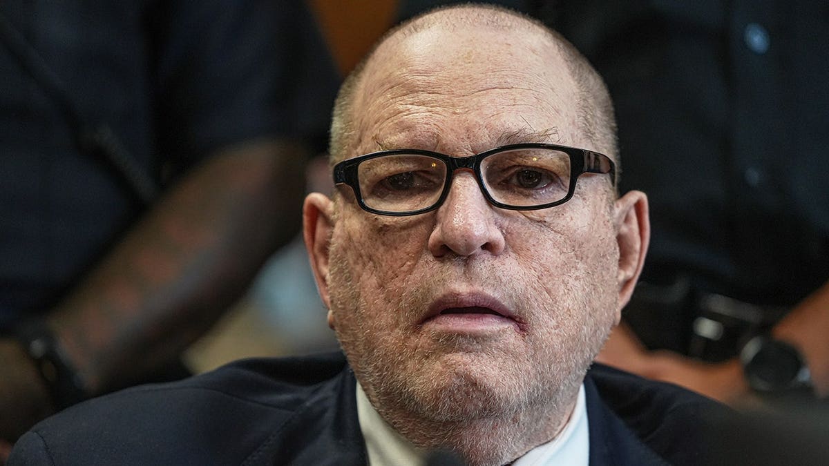 Harvey Weinstein in court.