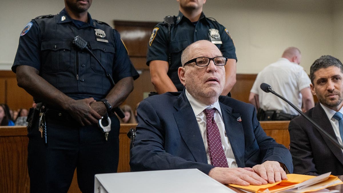 Weinstein in court for sentencing.