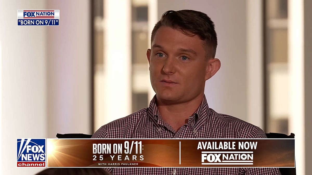William Faber, who was born on 9/11, speaks with Fox News' Harris Faulkner.