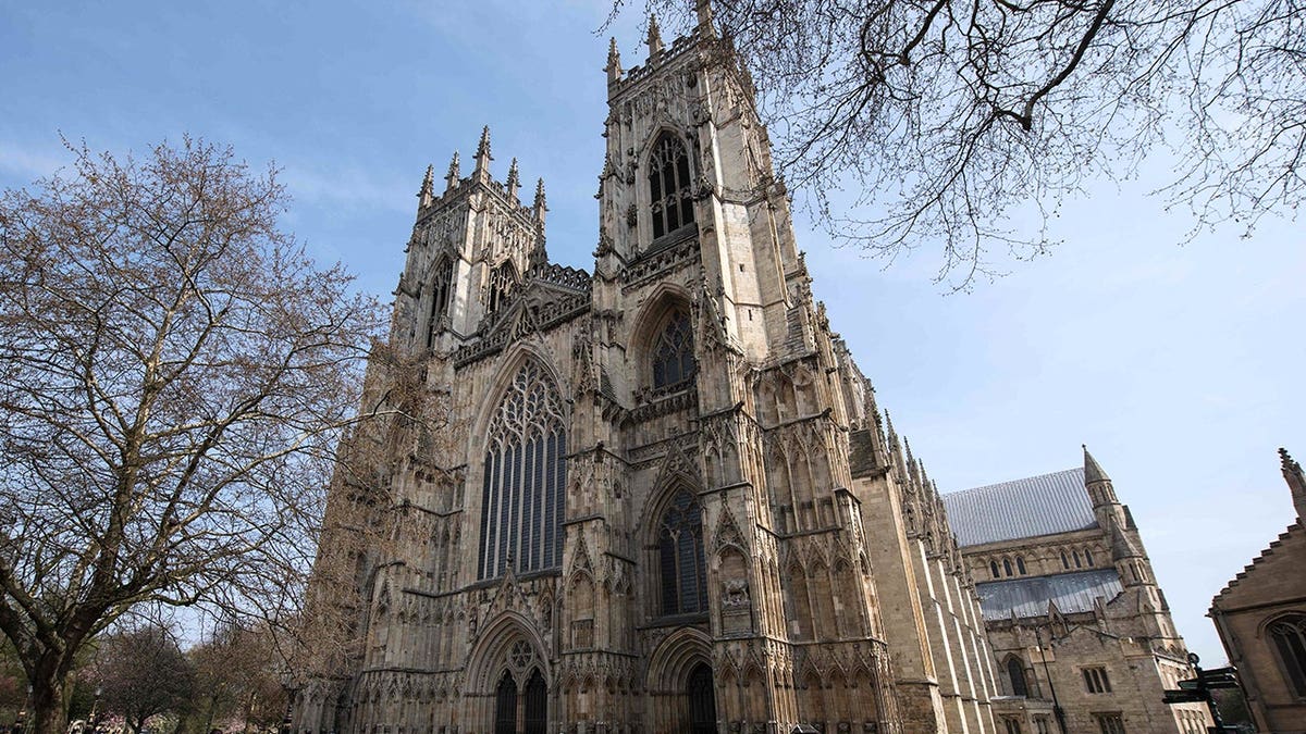 Exterior view of York Minster cathedral