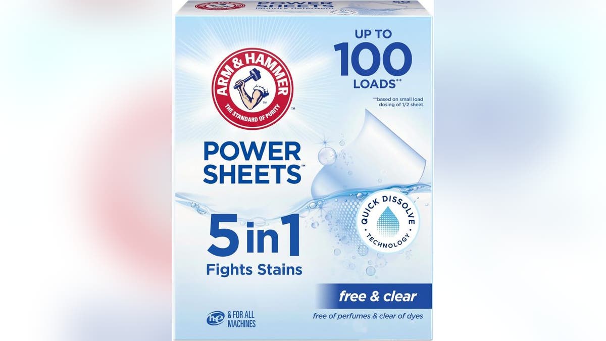 There's no measuring or slimy pods needed to clean your laundry.