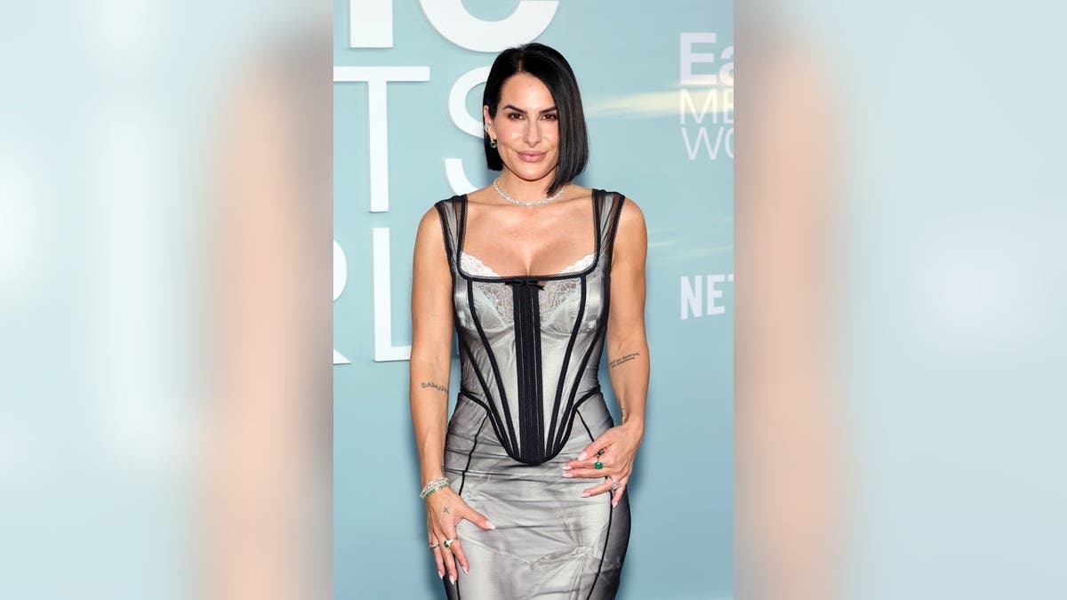 Ashley Earle attends the Los Angeles premiere of Netflix's
