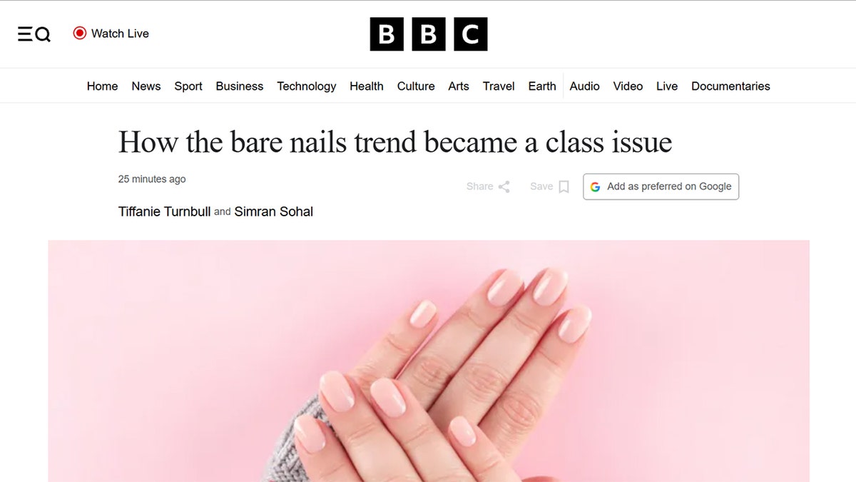 BBC article screenshot