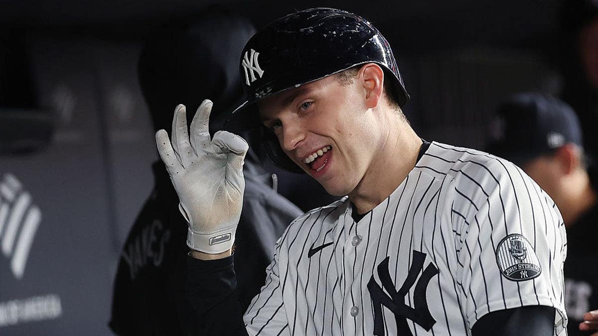 Ben Rice #22 of the New York Yankees