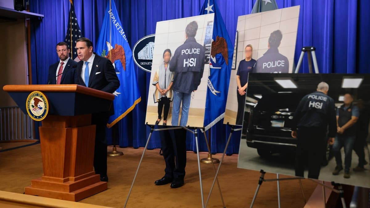 Attorney General Todd Blanche speaks at press conference on Sept. 30, 2026.