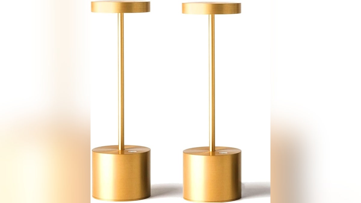 This rechargeable cordless lamp adds extra light without the hassle of a cord.