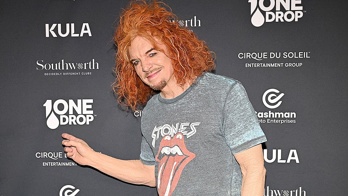 Carrot Top arrives at Hakkasan Nightclub at MGM Grand in Las Vegas.