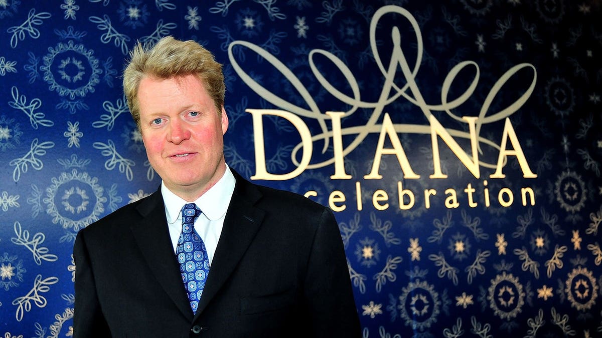 Charles Spencer, Princess Diana's brother, attends a reception at the National Constitution Center.