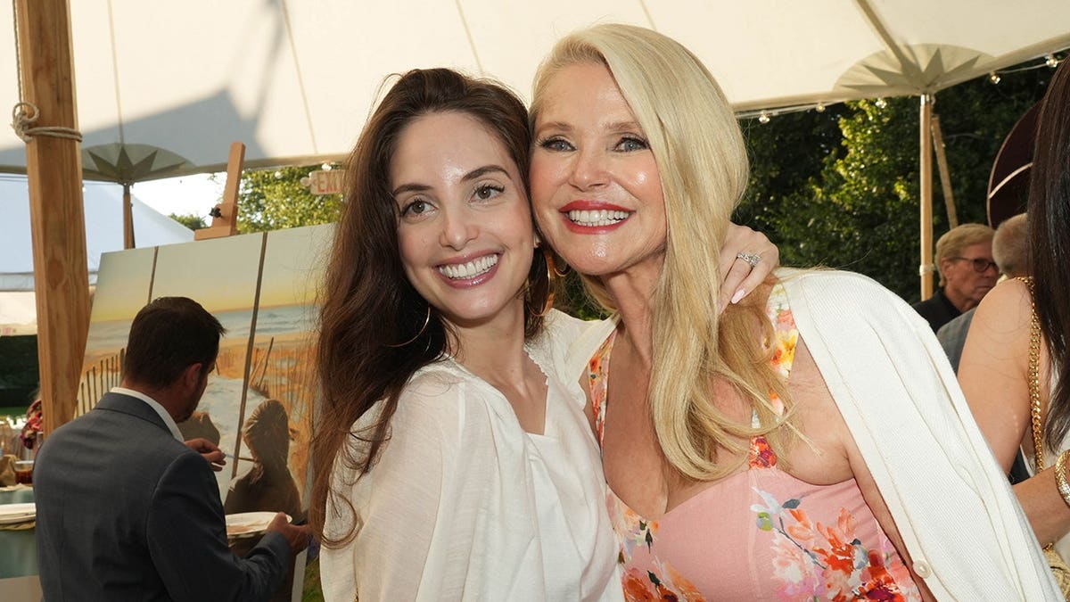 Alexa Ray Joel and Christie Brinkley attend a gala in Bridgehampton, New York.