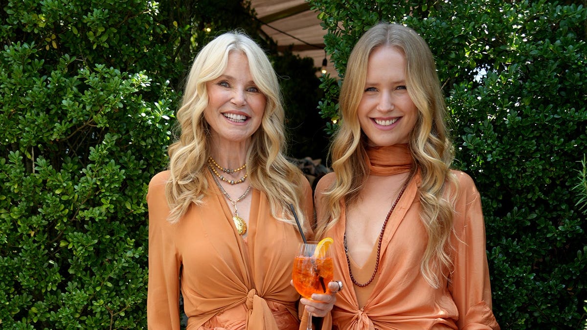Christie Brinkley and Sailor Brinkley Cook attend the Solving Kids Cancer Annual Hamptons Luncheon in Southampton, New York.