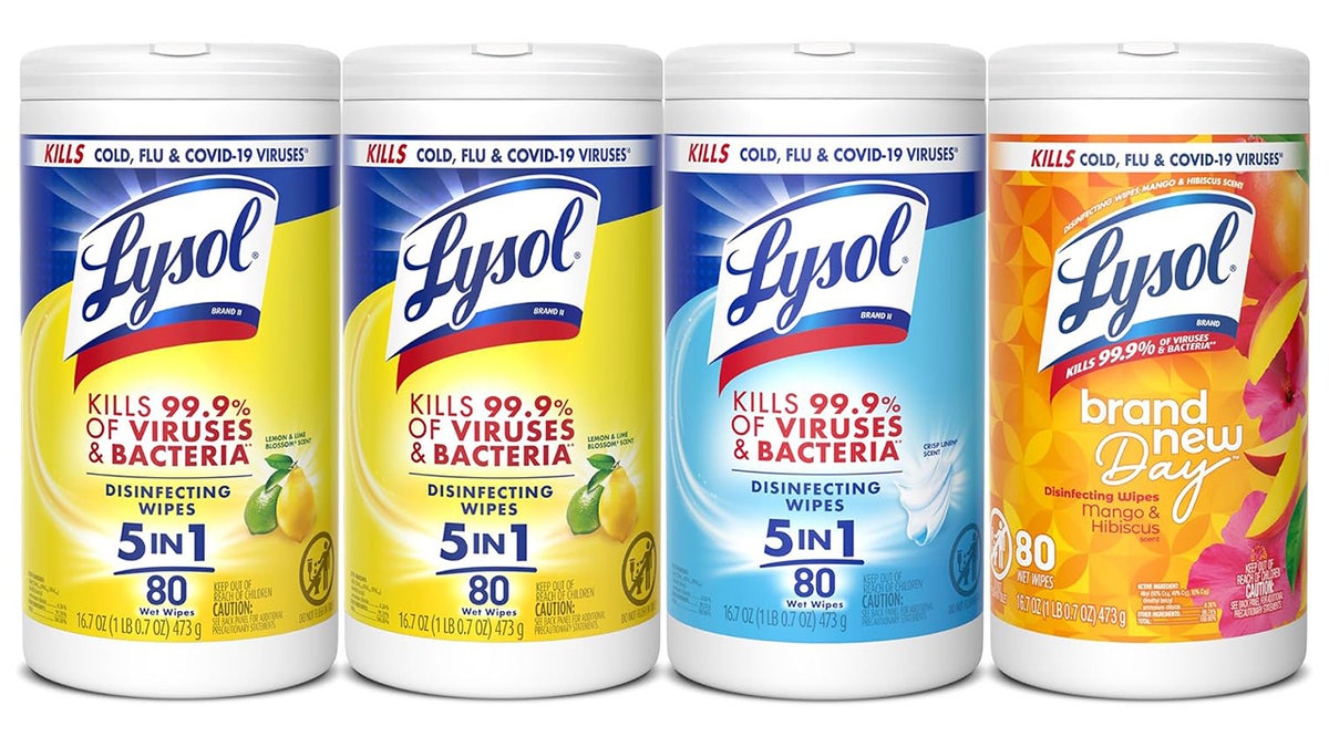 Leave your counters smelling fresher with this four-pack of wipes.