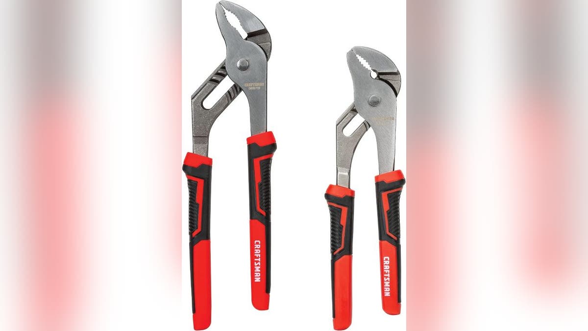 Get the grip you need with two different-size pliers.