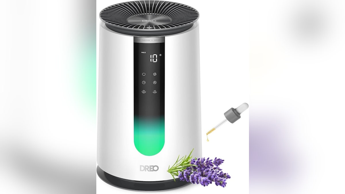 This air purifier refreshes the air every 12 minutes.
