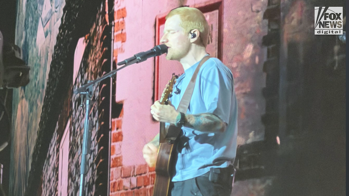 Ed Sheeran onstage