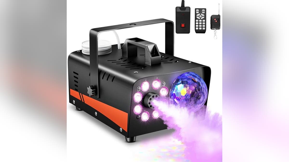 Turn up the fog and lights for a spooky effect.