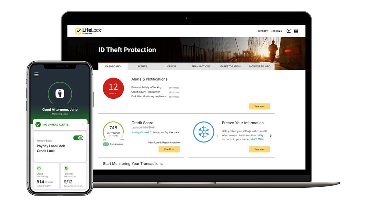 Protect your personal and financial data with one of LifeLock's three plans. 