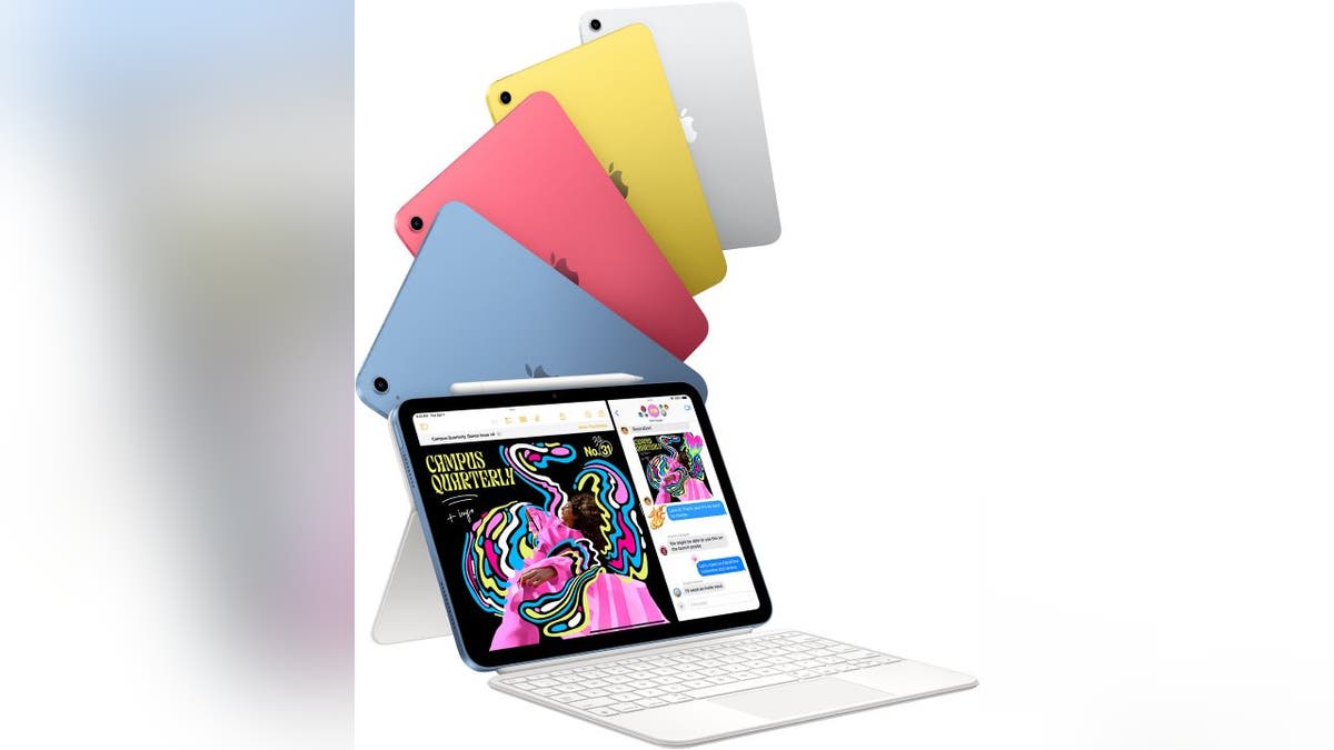 The A16 chips helps this iPad run faster. 