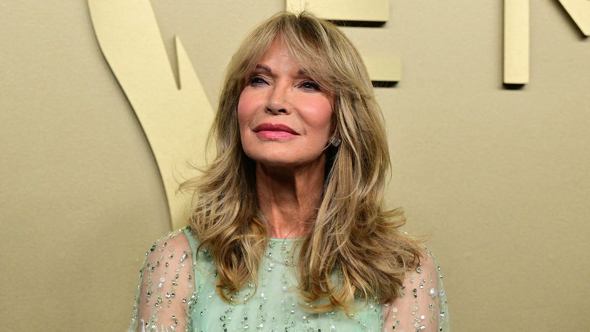 Jaclyn Smith arrives at the Peacock Theatre in Los Angeles.