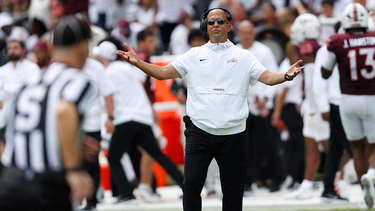 Virginia Tech Hokies head coach James Franklin