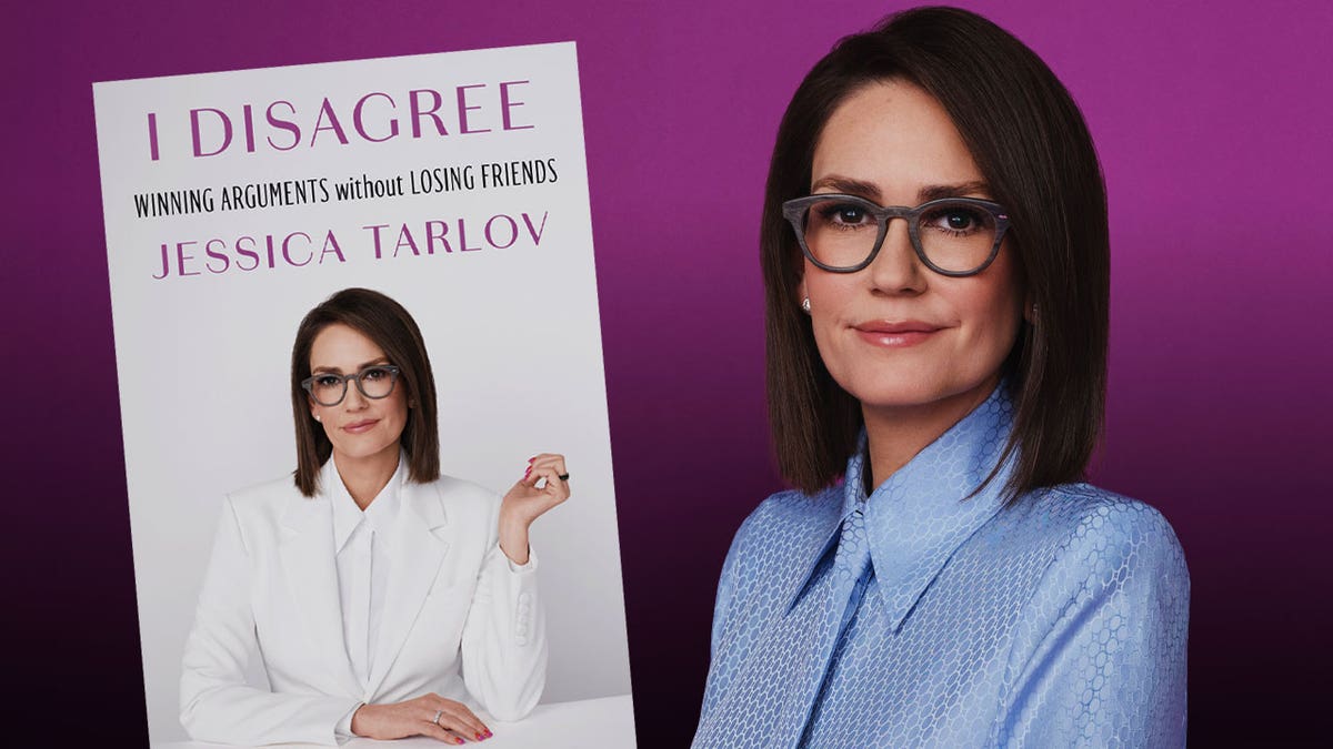 Jessica Tarlov and book cover for 'I Disagree.'