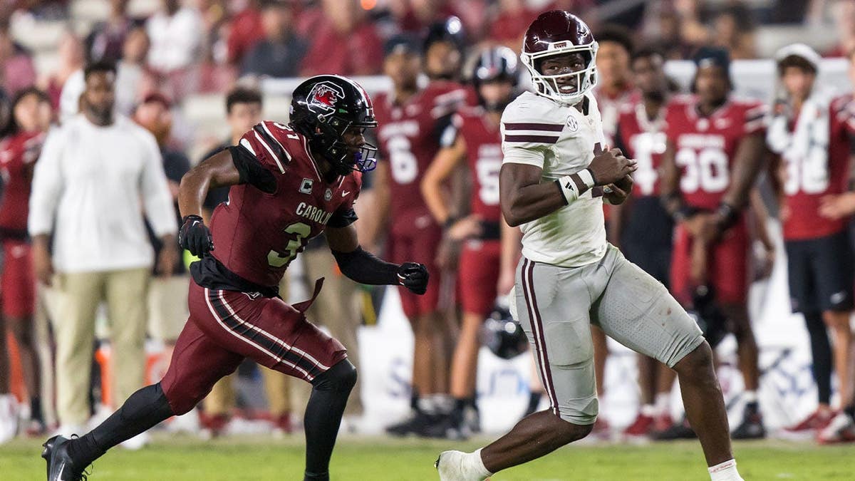 Mississippi State Bulldogs quarterback Kamario Taylor