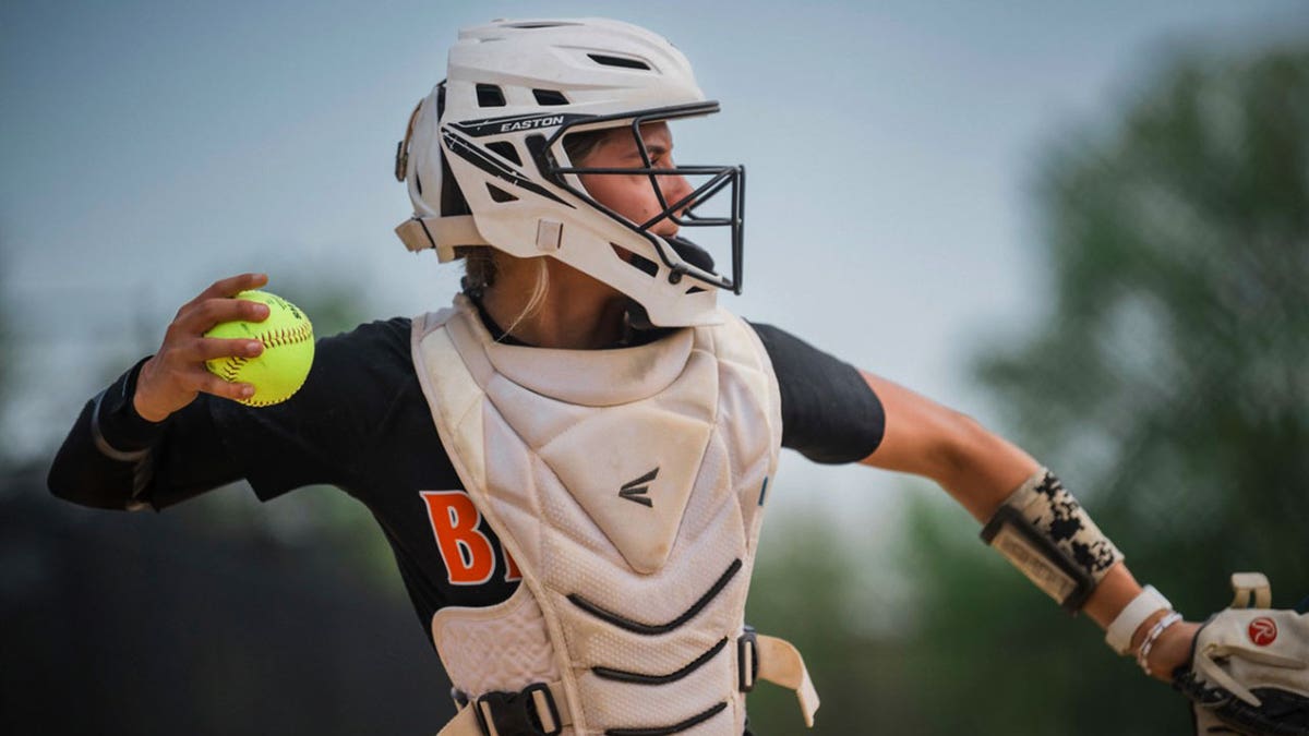 Kendall Kotzmacher during the White Bear High School 2024-25 season in Minnesota.