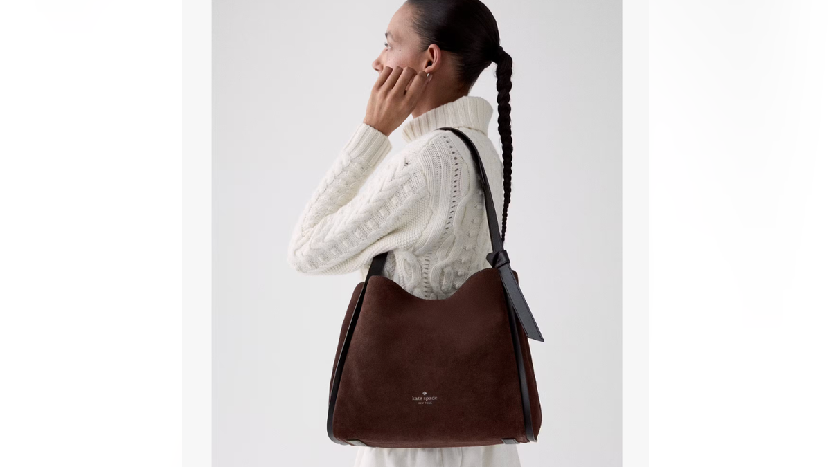The Knott Suede Large Carryall is a fall-ready tote that can fit your lunchbox. 