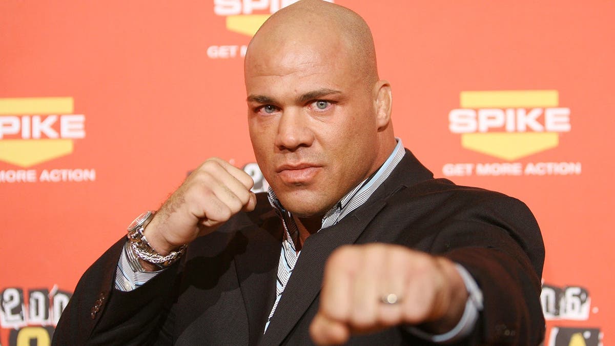 Kurt Angle stands during arrivals at Spike TV's 2006 Video Game Awards at The Galen Center in Los Angeles.
