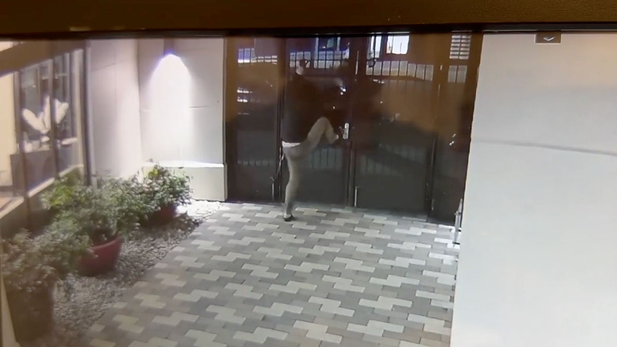 Security video captures man following UC Berkeley student