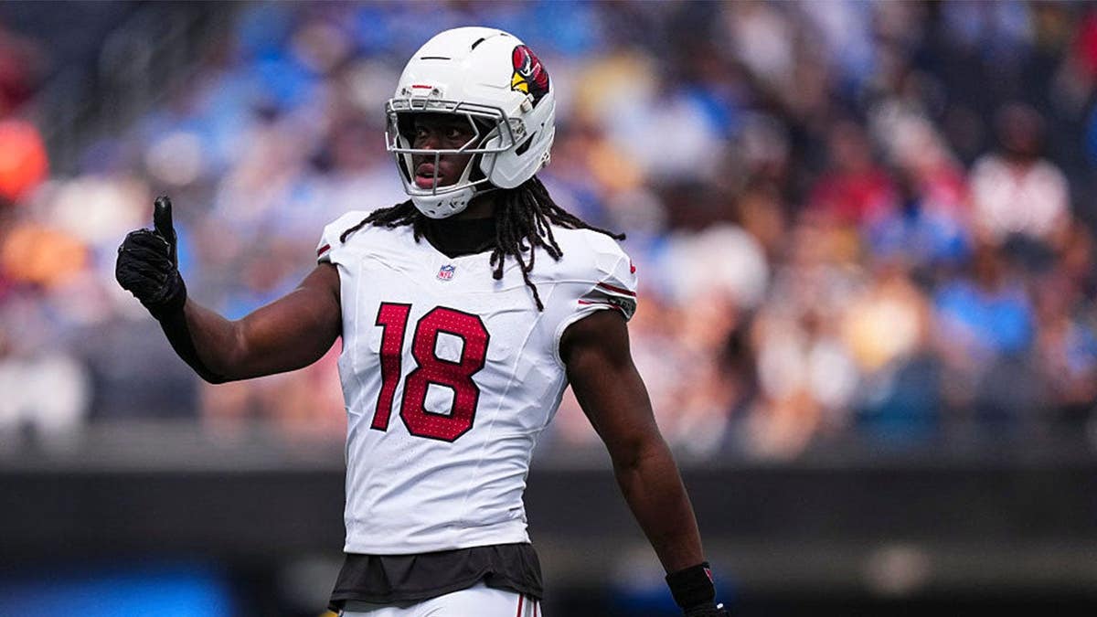 Marvin Harrison Jr. #18 of the Arizona Cardinals