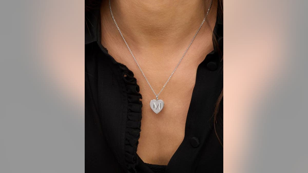 Showcase your love with this necklace. 