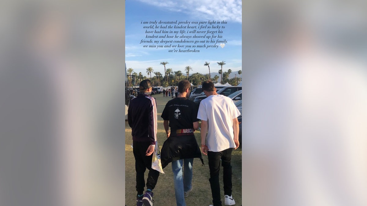 Nicola Peltz Beckham shares a photo of Presley Gerber