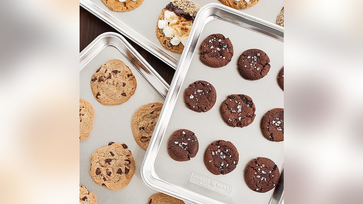 Swap out well-worn sheet pans for a new set at the start of the season.