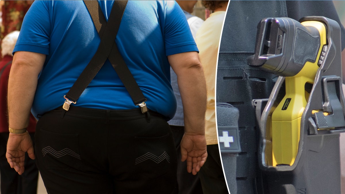 Obese person - taser gun