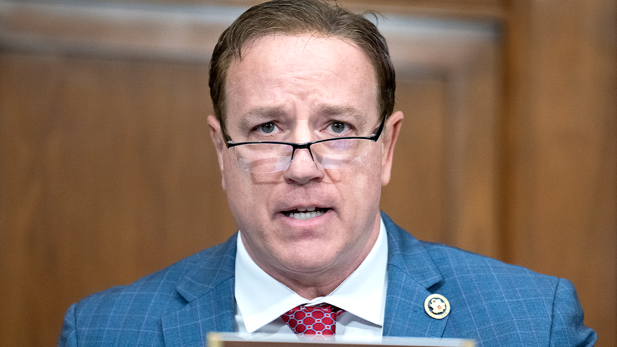 Rep. Pat Fallon speaks during House Oversight hearing on Smithsonian.