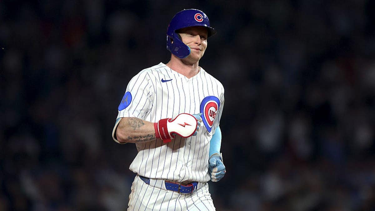 Pete Crow-Armstrong #4 of the Chicago Cubs