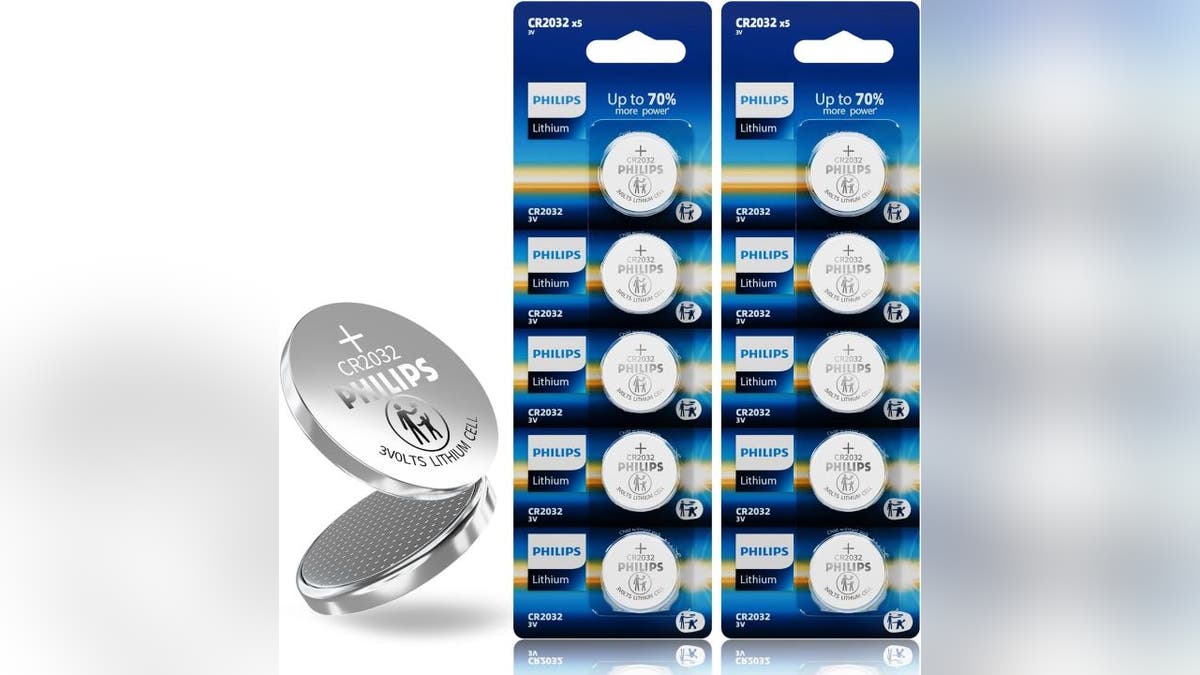 Save over 40% on this 10-pack of coin cell batteries.
