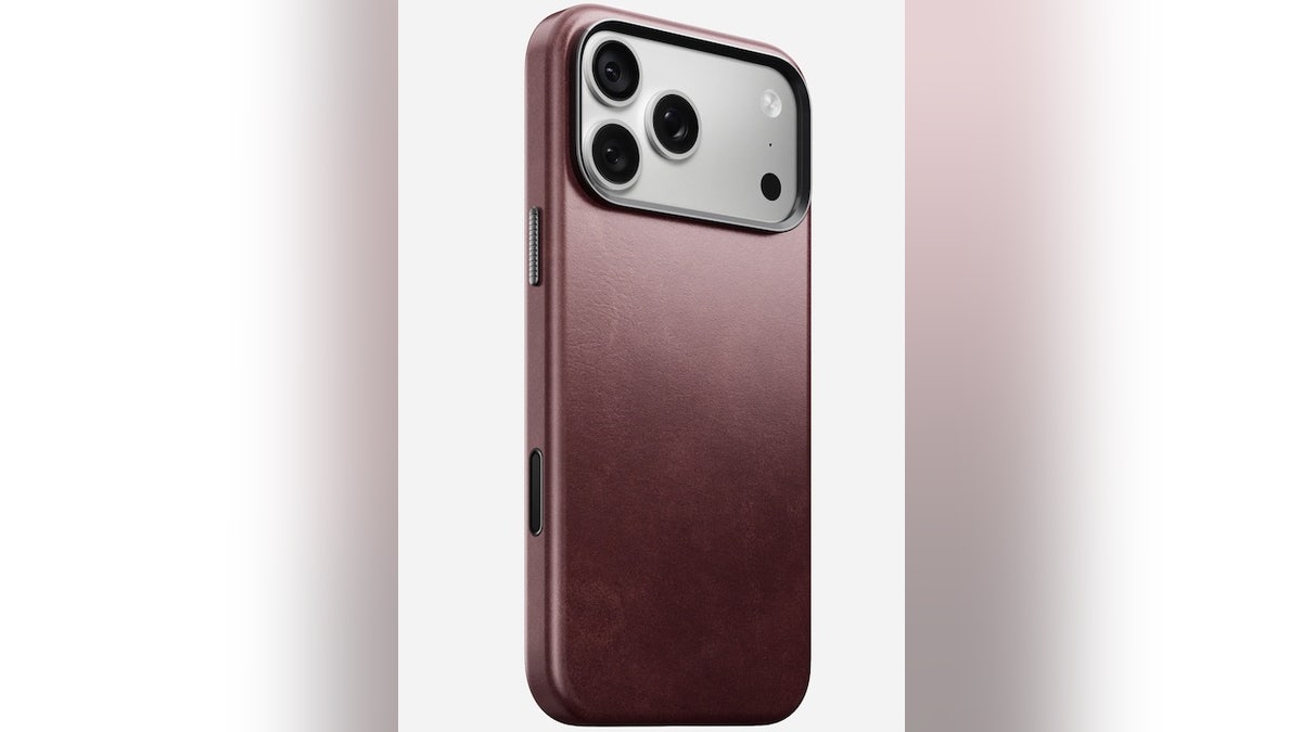 Protect your brand-new iPhone with a durable leather case.