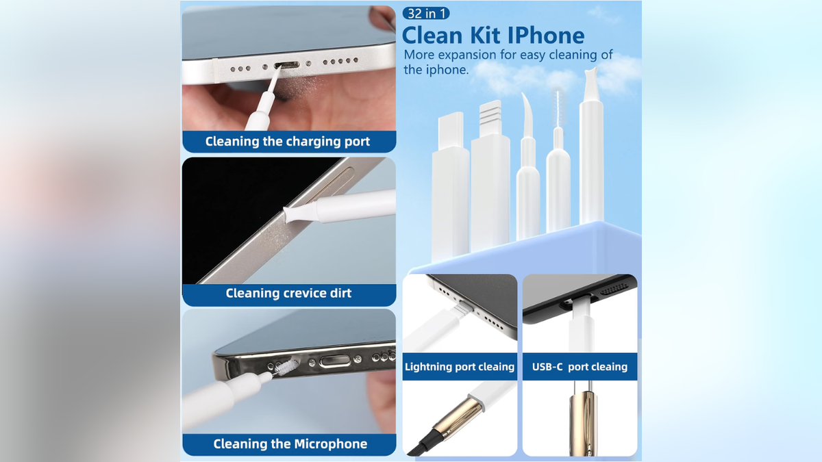 Clear dust, lint and buildup from your electronics to help them look cleaner.