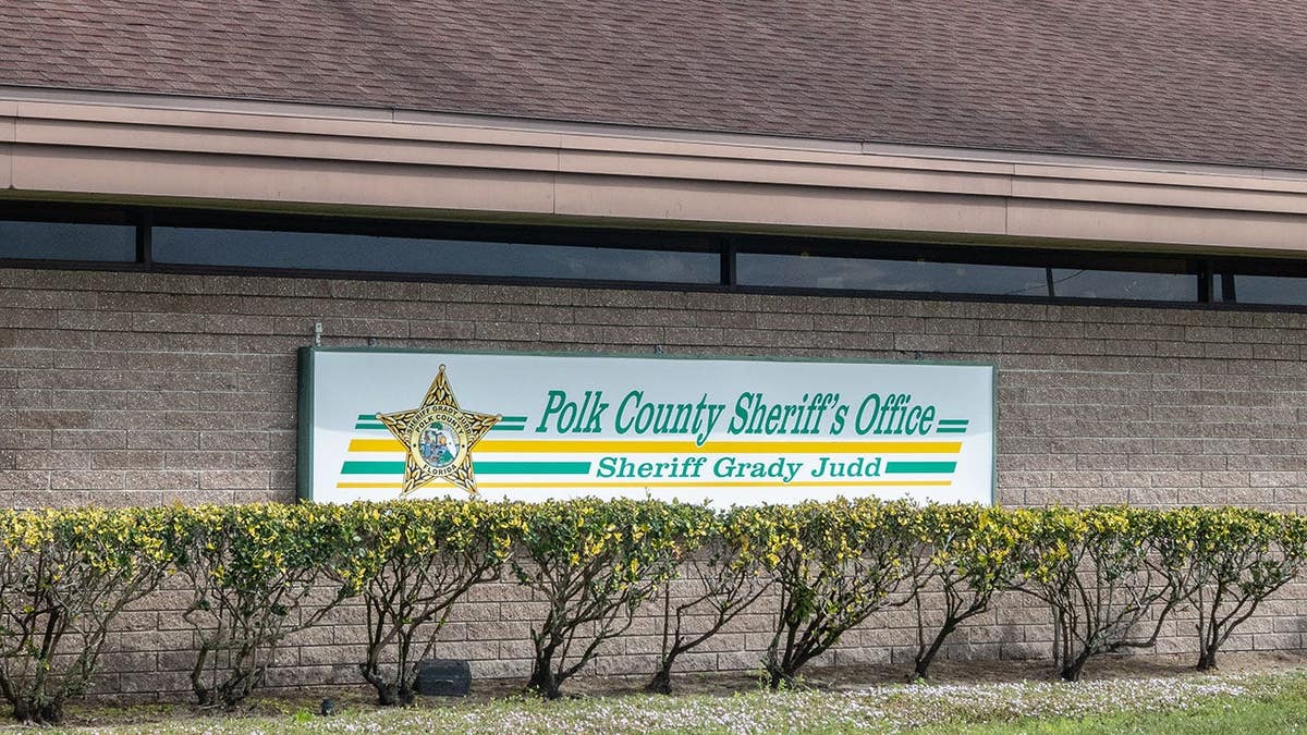Polk County Sheriff station building exterior in Lake Wales, Florida.