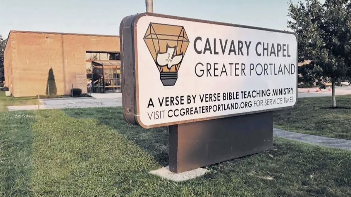 Calvary Chapel Greater Portland church sign