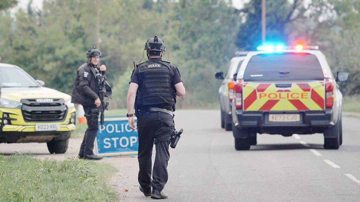 Police at RAF Fairford