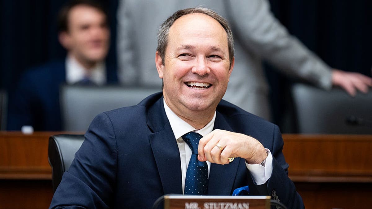 Rep. Marlin Stutzman attends a House Financial Services Committee hearing on May 7, 2025.
